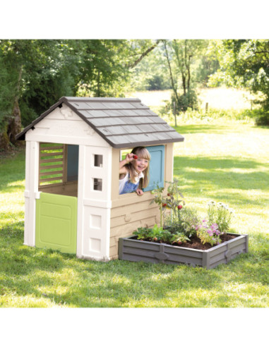 Smoby Life Domek ogrodowy z piaskownicą