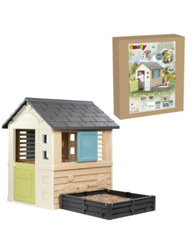 Smoby Life Domek ogrodowy z piaskownicą