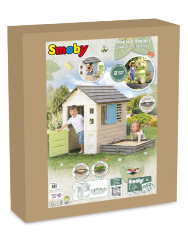 Smoby Life Domek ogrodowy z piaskownicą