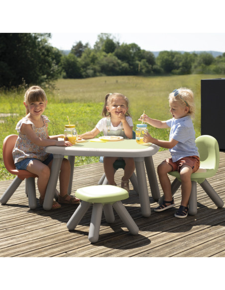 SMOBY Krzesełko z Oparciem Zielone