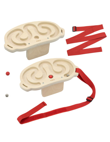 VIGA Zestaw Labiryntów Do Balansowania Ciałem