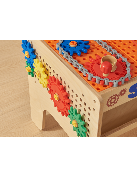 MASTERKIDZ Drewniany Warsztat XXL Montessori STEM z Narzędziami