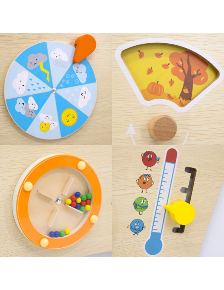 VIGA Tablica Manipulacyjna Ścienna Łuk Montessori