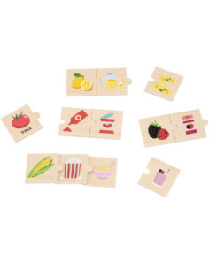 VIGA Zestaw Puzzli Odkrywaj Związki Między Naturą a Jedzeniem 2