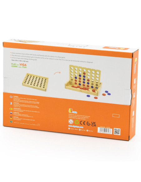 VIGA Gra logiczna 4 w Rzędzie 4 In a Row