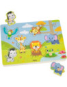 VIGA Puzzle Dźwiękowe Dopasuj Zwierzęta Egzotyczne