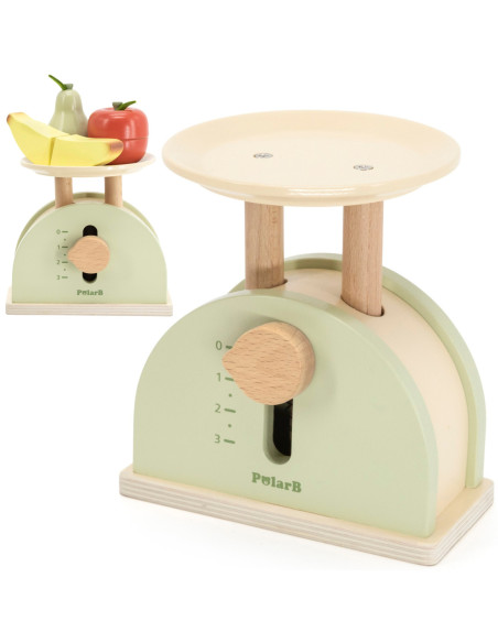 PolarB Drewniana Waga Kuchenna