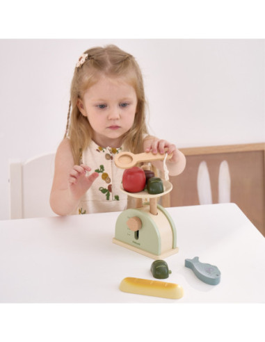 PolarB Drewniana Waga Kuchenna