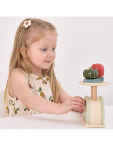 PolarB Drewniana Waga Kuchenna