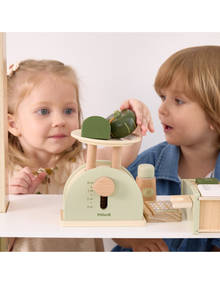 PolarB Drewniana Waga Kuchenna