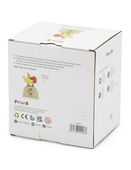 PolarB Drewniana Waga Kuchenna