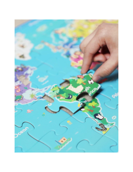 Classic World Puzzle Mapa Świata