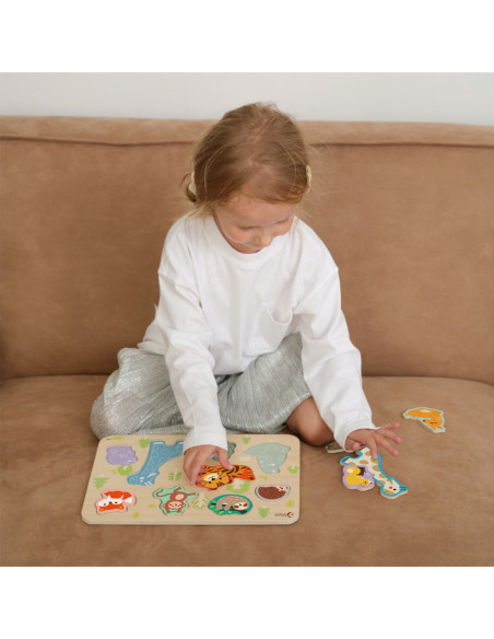 Classic World Drewniana Układanka Dopasuj Zwierzątka