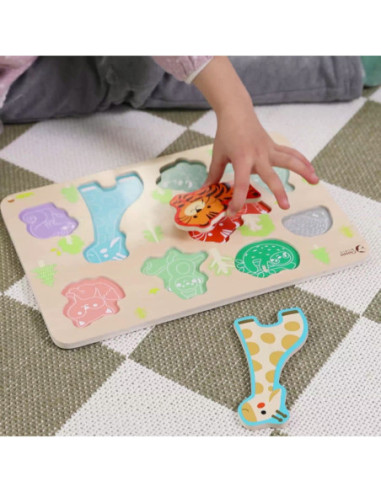 Classic World Drewniana Układanka Dopasuj Zwierzątka