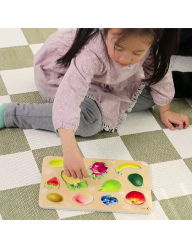 Classic World Drewniana Układanka Owoce