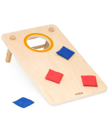 Viga Gra Zręcznościowa 2w1 Kółko i Krzyżyk + Cronhole - Rzut Docelu