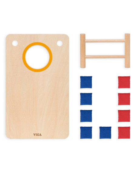 Viga Gra Zręcznościowa 2w1 Kółko i Krzyżyk + Cronhole - Rzut Docelu