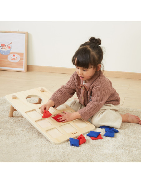 Viga Gra Zręcznościowa 2w1 Kółko i Krzyżyk + Cronhole - Rzut Docelu