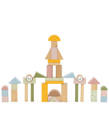 Viga Drewniany Wózek Na Klocki Pchacz