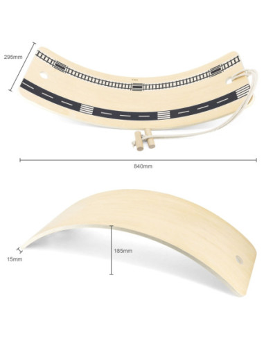Drewniana Deska Balansująca VIGA