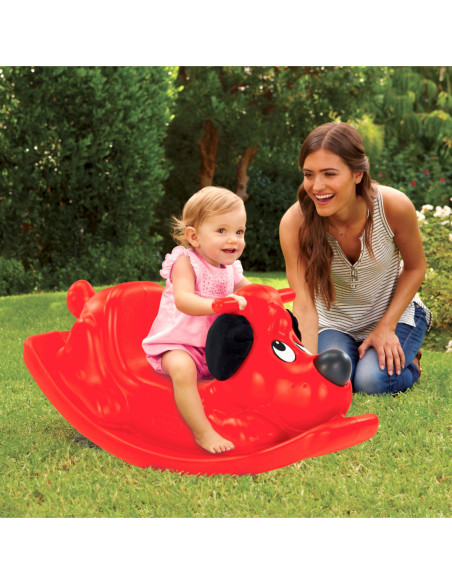 LITTLE TIKES Piesek Na Biegunach Czerwony Bujak