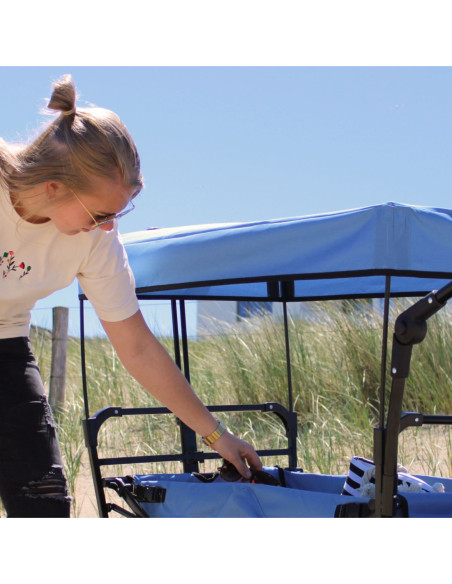 AXI Składany Wózek Plażowy z Dachem Hamulcem i Torbą 80Kg