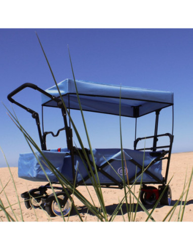 AXI Składany Wózek Plażowy z Dachem Hamulcem i Torbą 80Kg