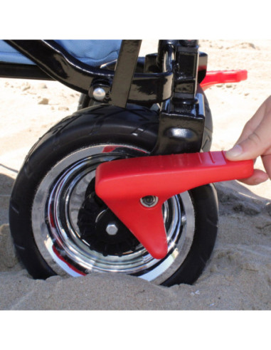 AXI Składany Wózek Plażowy z Dachem Hamulcem i Torbą 80Kg