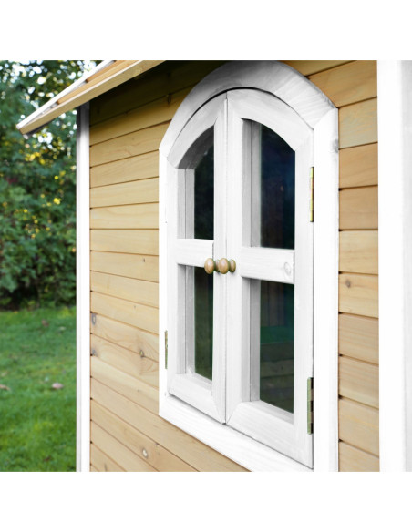 AXI Drewniany Domek z Oknami Alex Playhouse 178 cm