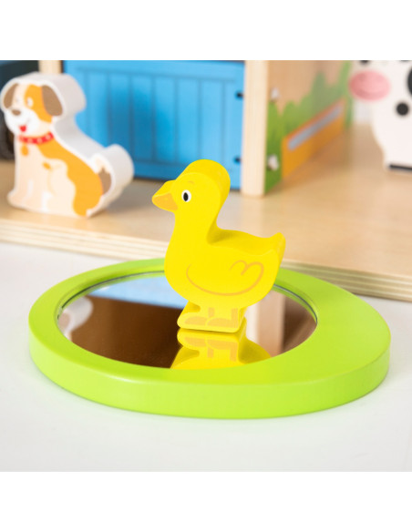 VIGA Drewniany Dom Farmera Zestaw