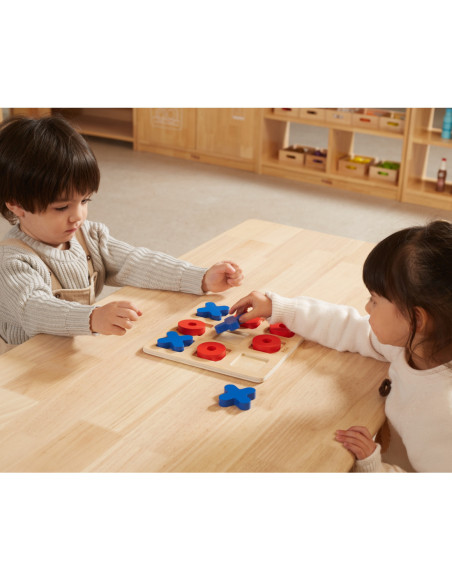 Viga Drewniana Gra Klasyczna Kółko i Krzyżyk