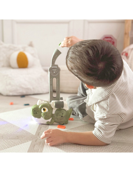 WOOPIE Interaktywna Ciuchcia Dinozaur Domino Pomarańczowy