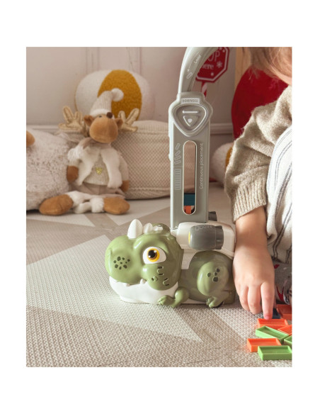 WOOPIE Interaktywna Ciuchcia Dinozaur Domino Pomarańczowy