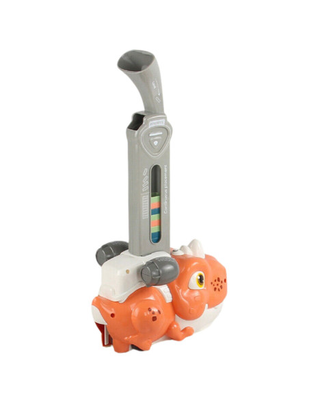 WOOPIE Interaktywna Ciuchcia Dinozaur Domino Pomarańczowy