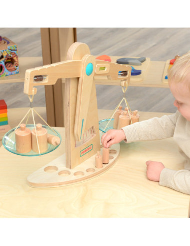 MASTERKIDZ Drewniana Waga Szalkowa