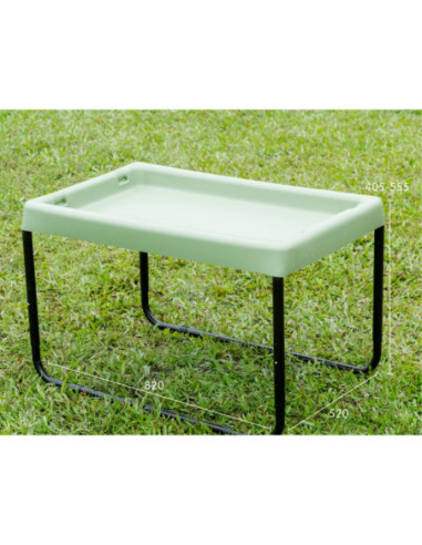 MASTERKIDZ Stolik Sensoryczny Taca Do Zabawy Piaskiem I Wodą