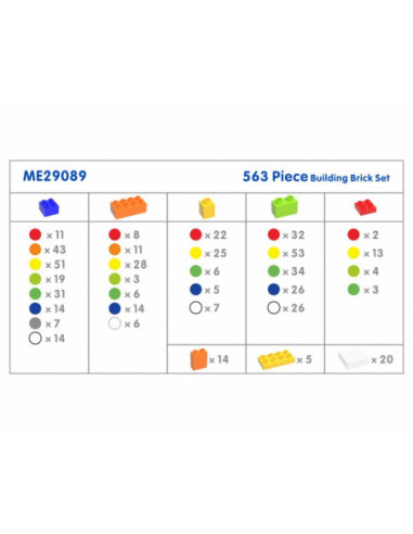 MASTERKIDZ Zestaw Klocków Konstrukcyjnych STEM 563 el.