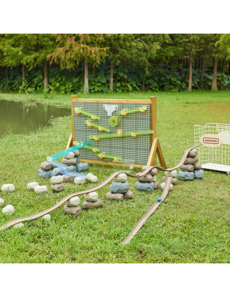 MASTERKIDZ Tor Do Budowania z Kamieniami 96 elementów