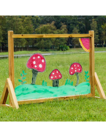 MASTERKIDZ Tablica Akrylkowa Przezroczysta Powierzchnia Malarska