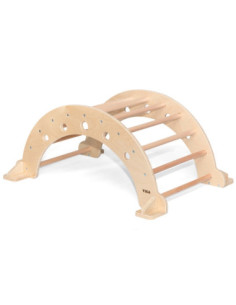 VIGA Drewniany Bujak Naturalny Montessori