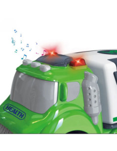 WOOPIE Śmieciarka CITY TRUCK Efekty Dźwiękowe i Świetlne 2