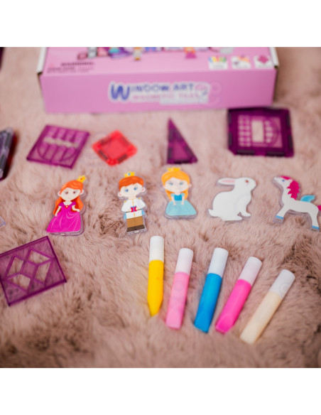 WOOPIE Magnetyczny Zestaw Konstrukcyjny Zbuduj Zamek