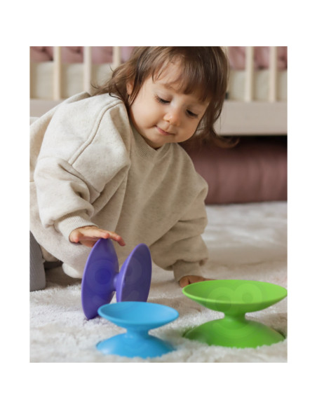 WOOPIE BABY Kolorowa Wieża Układanka Piramidka Edukacyjna 18m+