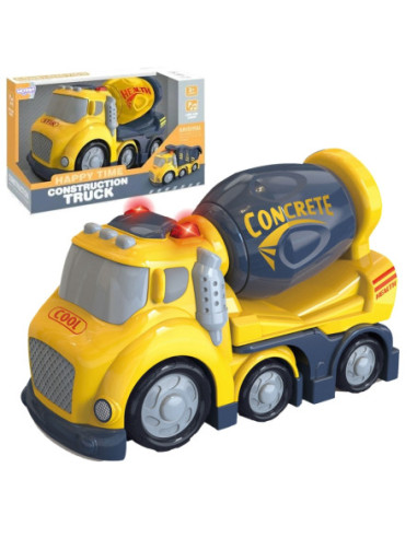 WOOPIE Betoniarka CITY TRUCK Efekty Dźwiękowe i Świetlne