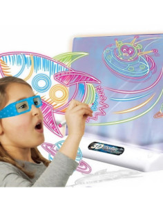 WOOPIE 3D Magnetic Drawing Board with LED Backlight