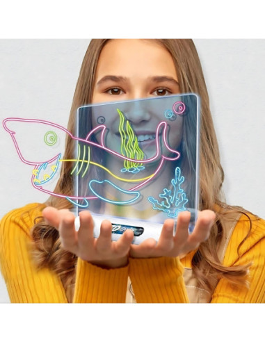 WOOPIE Magnetyczna Tablica 3D Podświetlenie LED do Rysowania