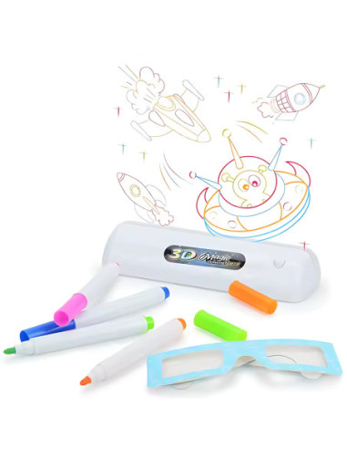 WOOPIE Magnetyczna Tablica 3D Podświetlenie LED do Rysowania