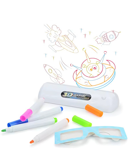 WOOPIE Magnetyczna Tablica 3D Podświetlenie LED do Rysowania