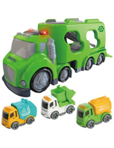 WOOPIE Green Tow Truck City Sound and Light Effects