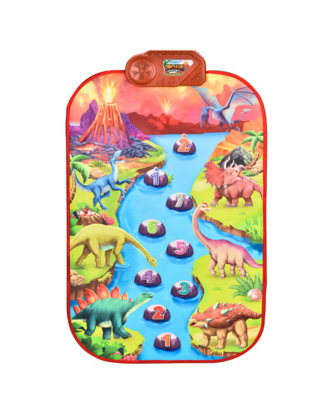 WOOPIE Duża Mata Muzyczna Pianino XL Dinozaury Interaktywna